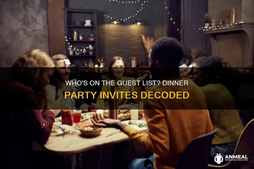 have all been invited to a dinner party