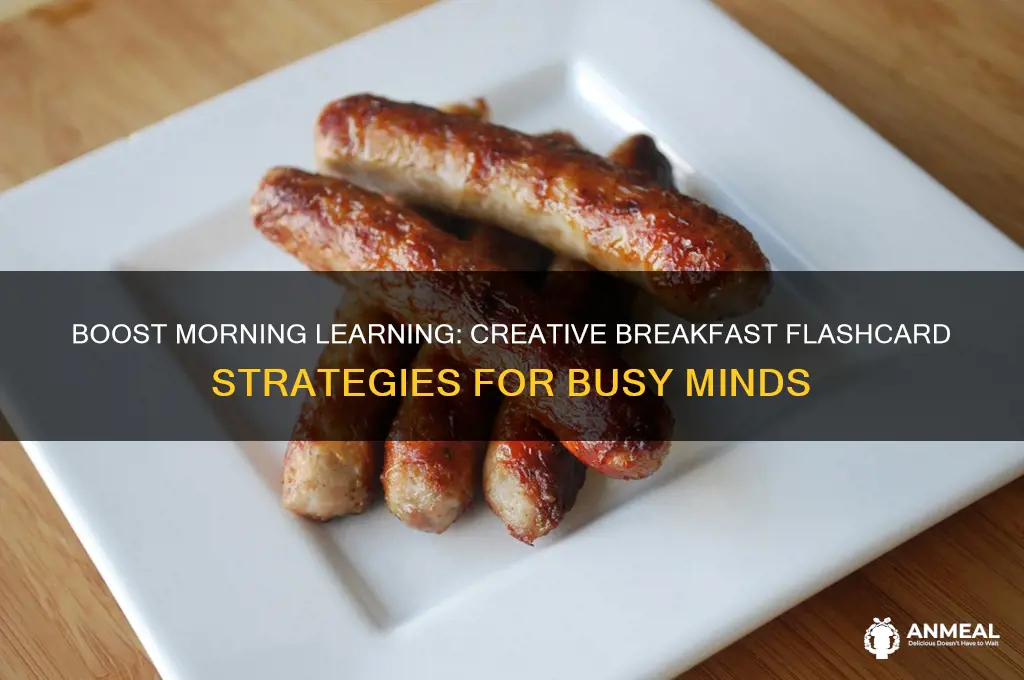 have breakfast flashcard