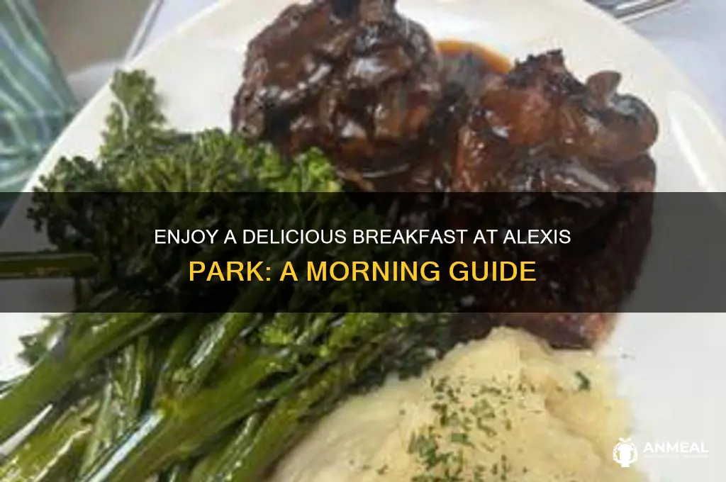 have breakfast in alexis park
