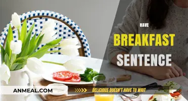 Start Your Day Right: The Power of a Simple Breakfast Sentence