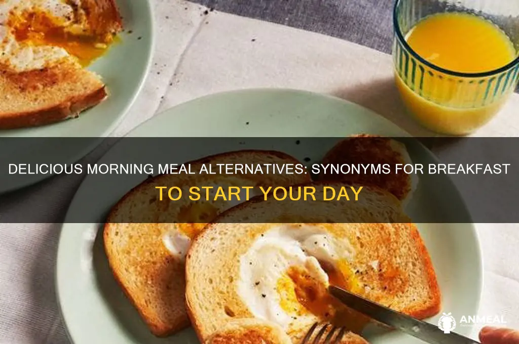 have breakfast synonym