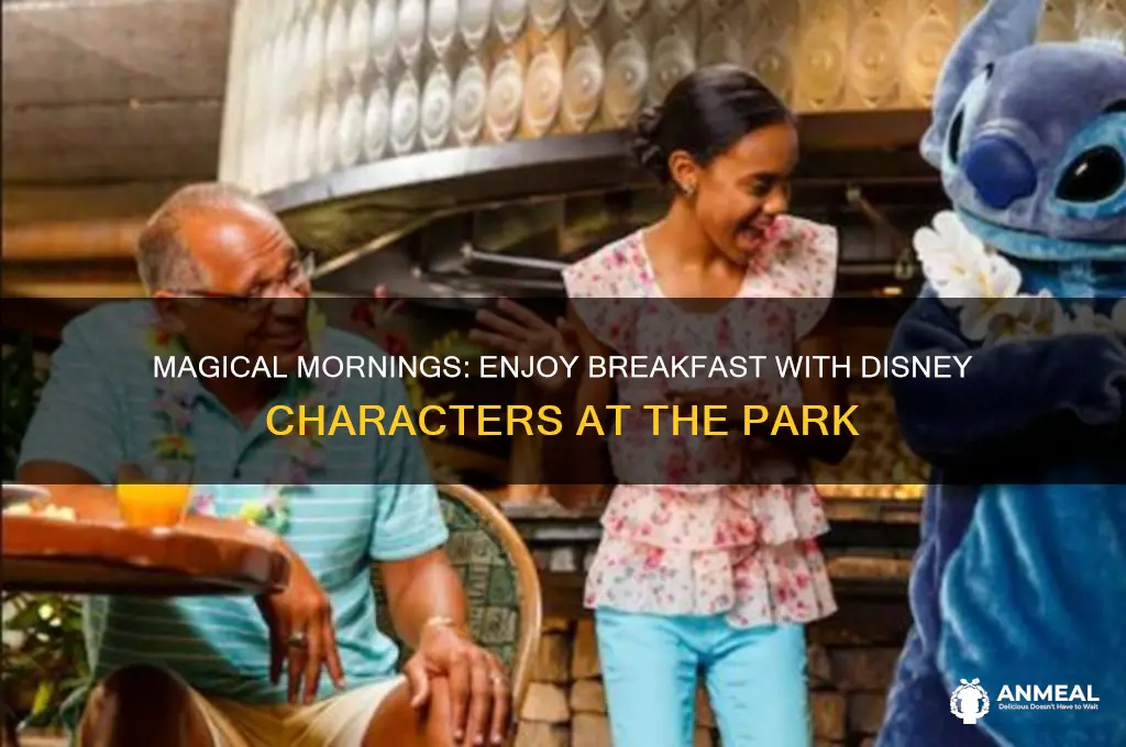have breakfast with disney characters