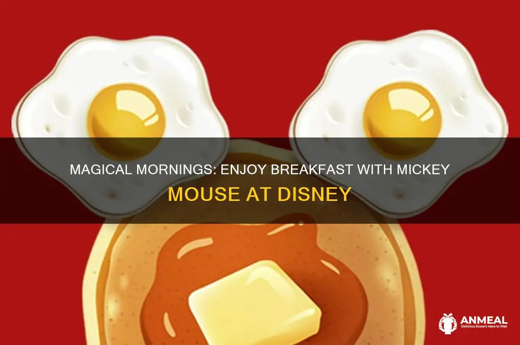 have breakfast with mickey mouse