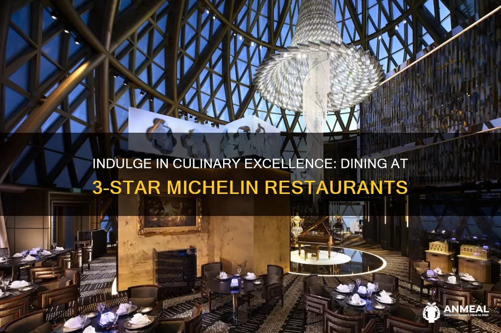 have dinner at 3 star michelin restaurants