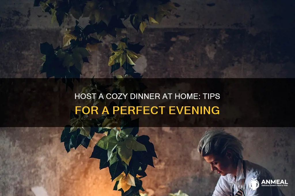 have dinner at my place