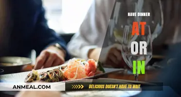 Dining Etiquette: Mastering the Art of 'At' vs. 'In' for Dinner