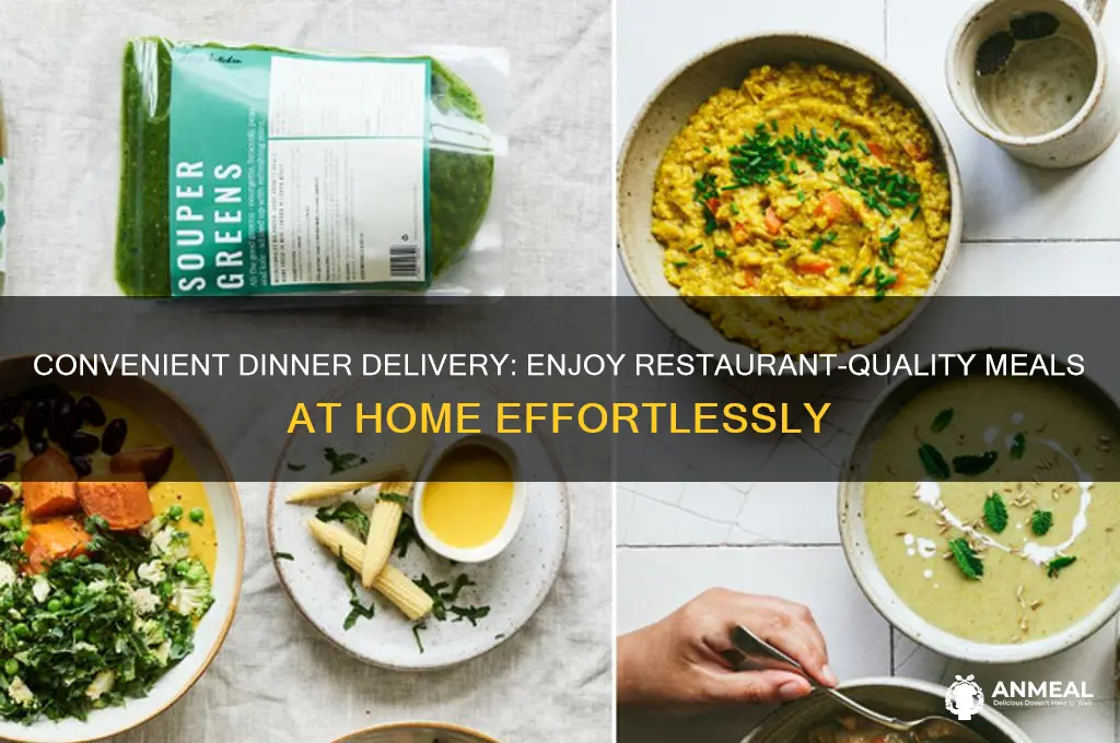 have dinner delivered