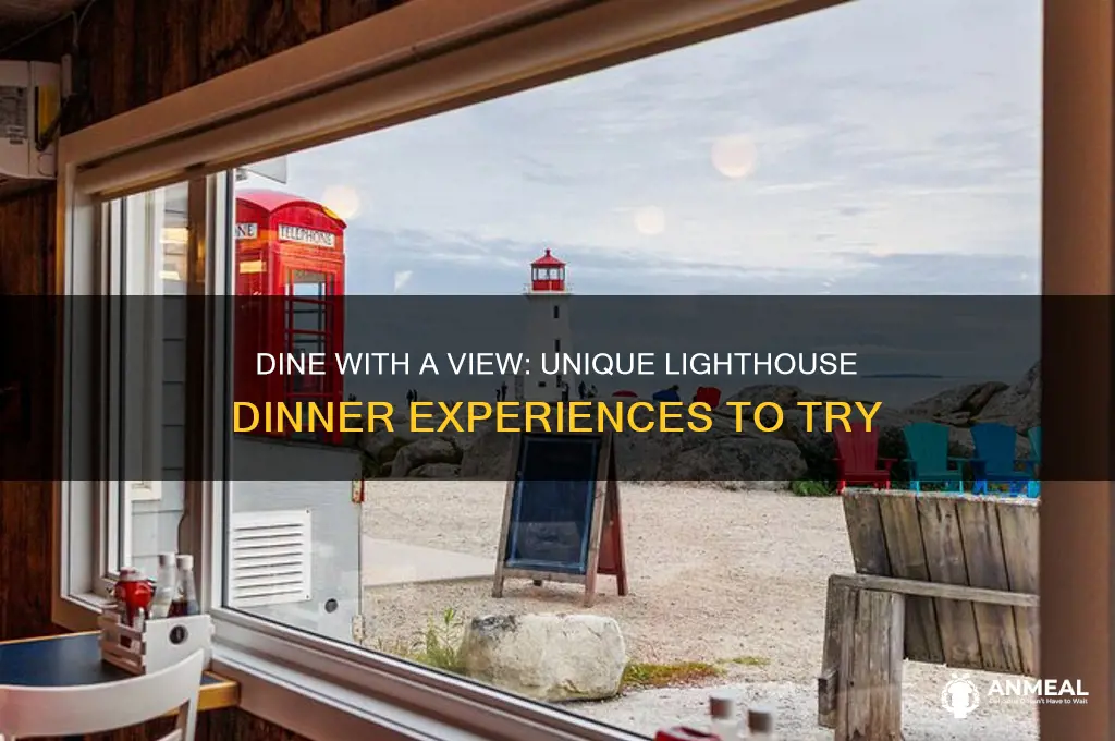 have dinner in a lighthouse