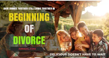 Sharing Meals, Navigating Separation: Co-existing During Early Divorce Stages