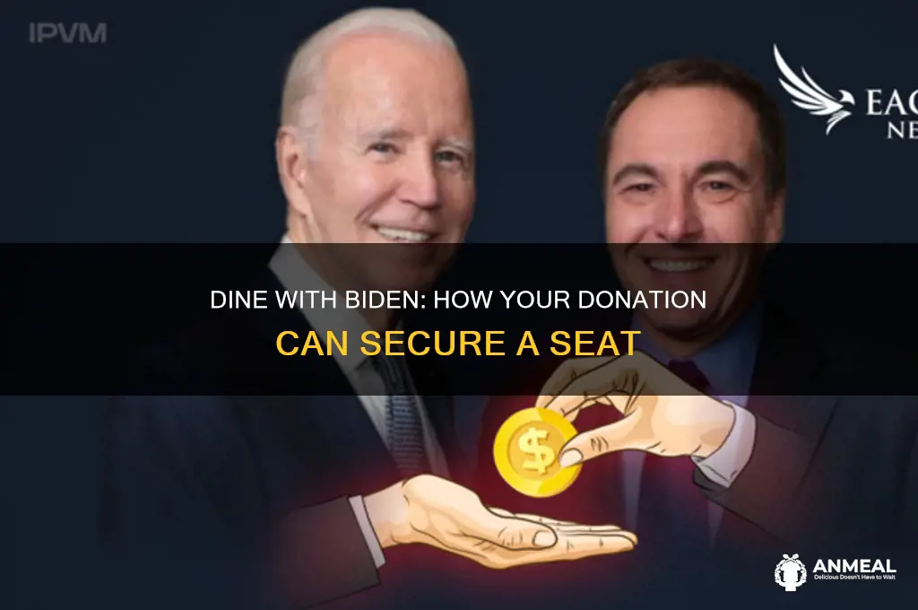 have dinner with biden donation