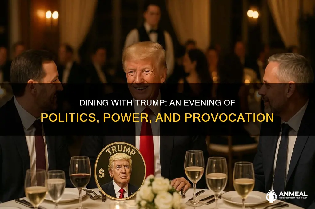 have dinner with donald trump