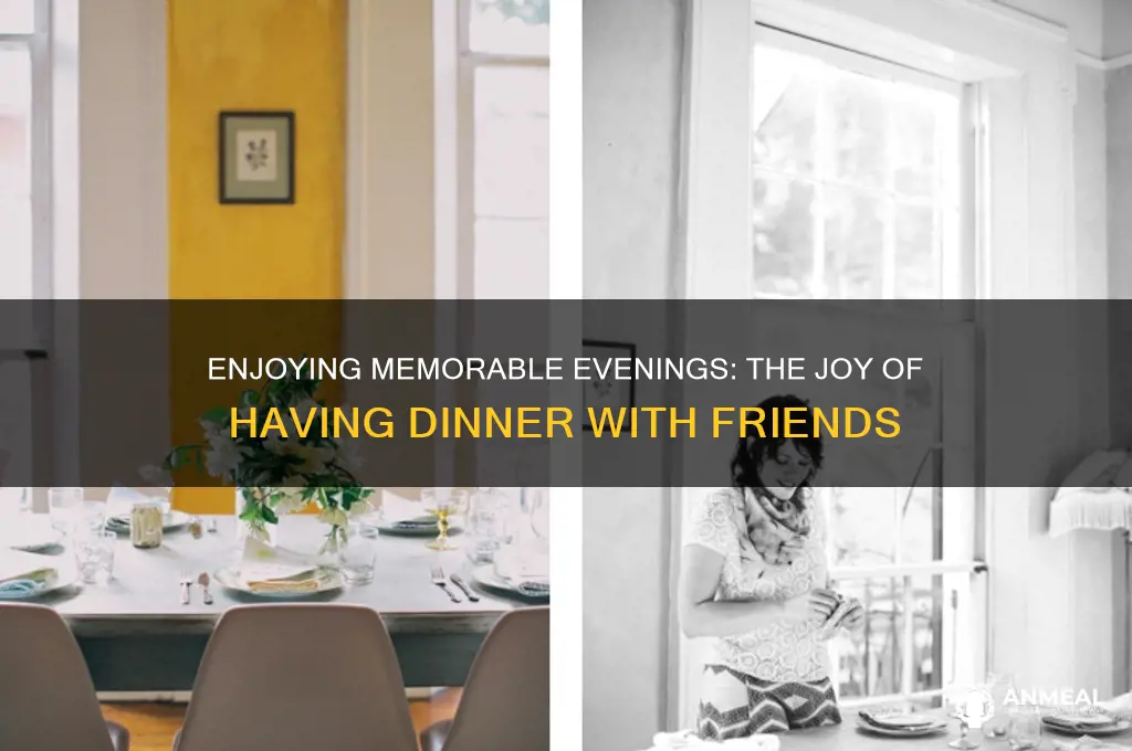 have dinner with friends