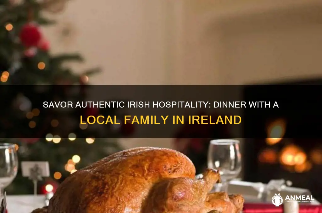 have dinner with local family ireland