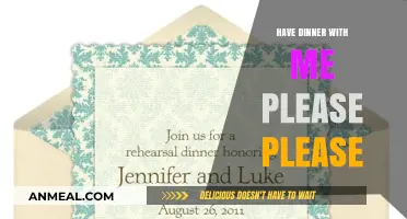 Join Me for Dinner: A Heartfelt Invitation to Share a Meal