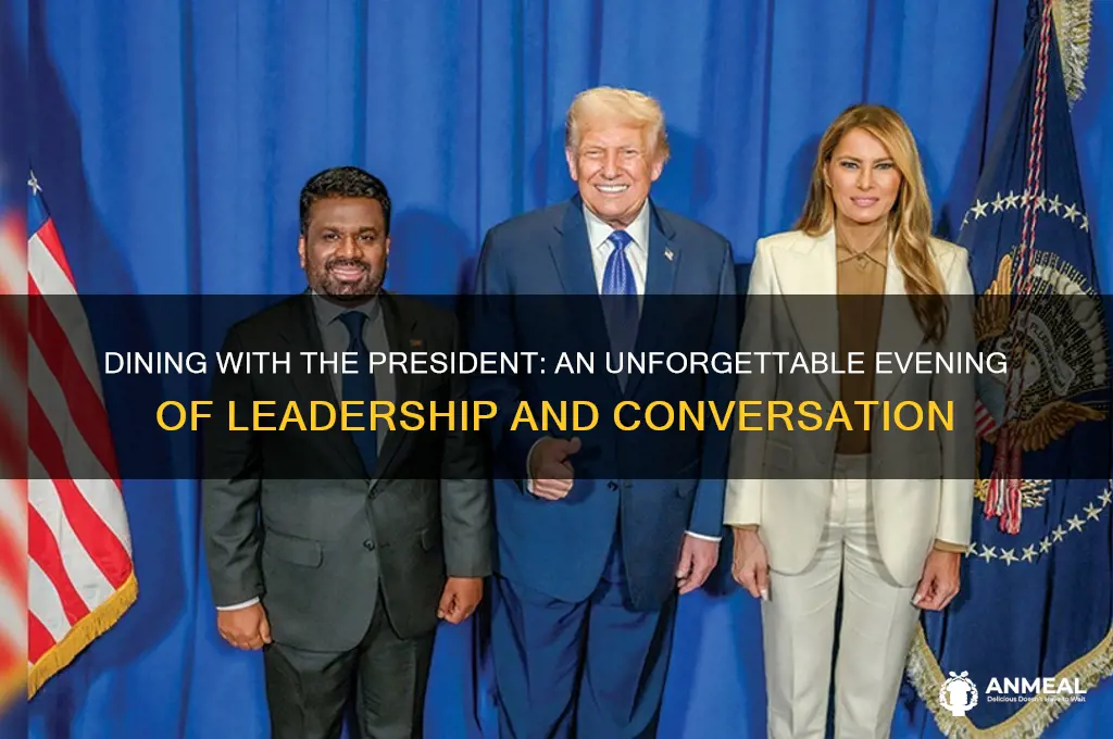 have dinner with the president