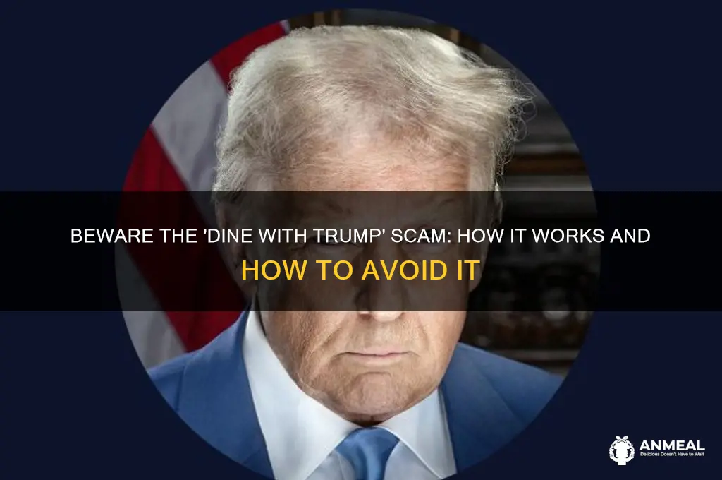 have dinner wuth trump scam