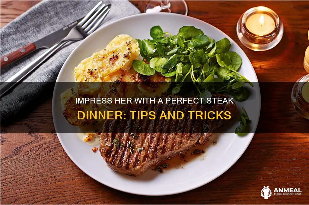 have her over for dinner steak