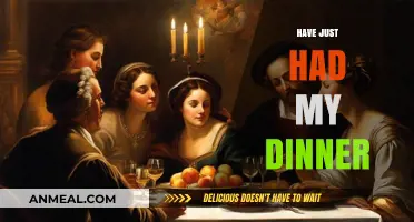 Just Finished Dinner: My Evening Meal Reflections and Thoughts