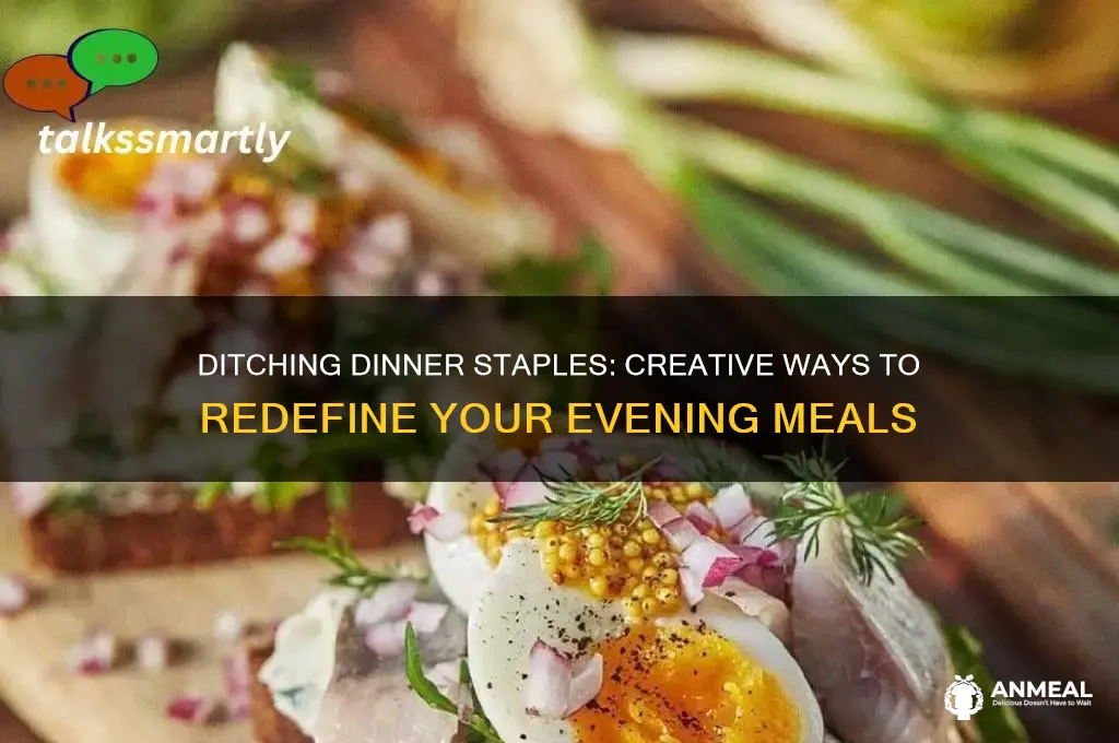 have no staple food for dinner
