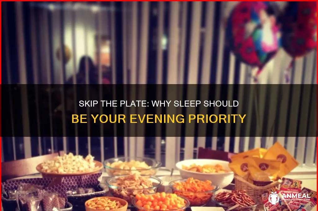have sleep for dinner