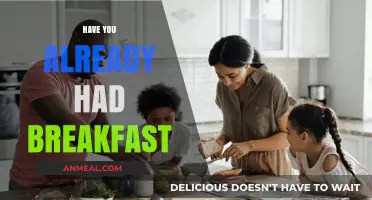 Start Your Day Right: Did You Enjoy Breakfast This Morning?