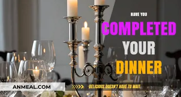 Dinner Done? Reflecting on Tonight’s Meal and Evening Satisfaction