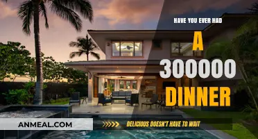 The Extravagant Experience: A $300,000 Dinner Unveiled
