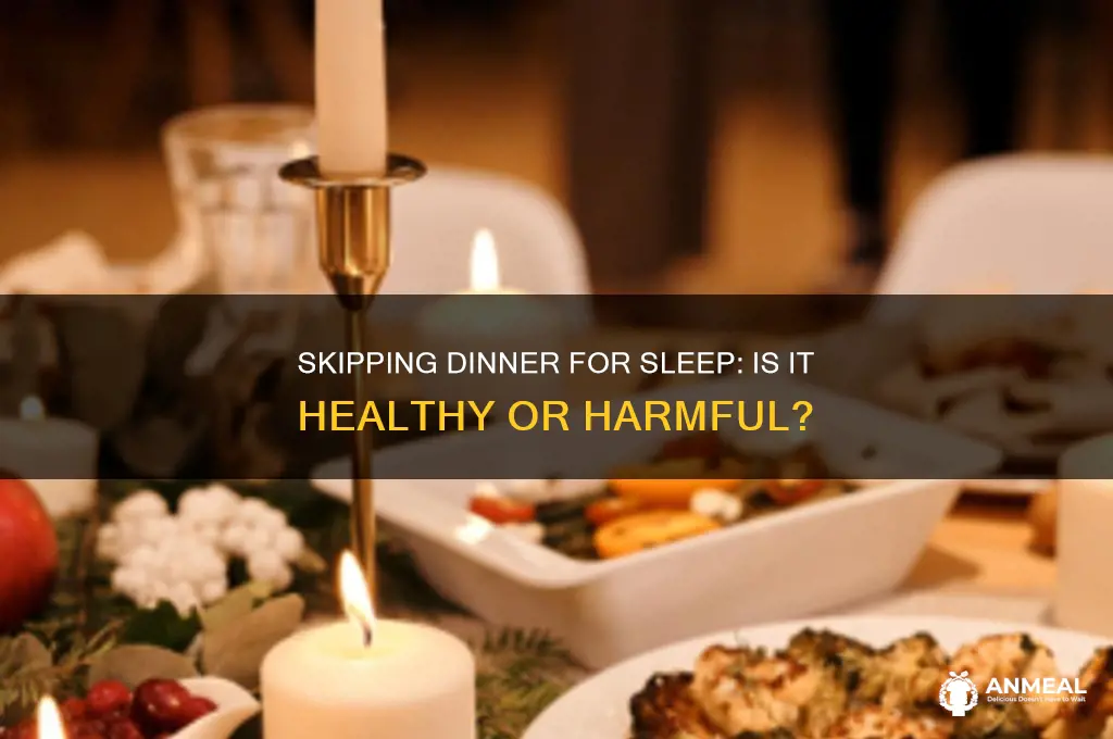 have you ever had sleep for dinner
