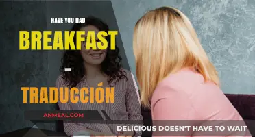 Have You Had Breakfast? Traducción: Mastering Spanish Morning Conversations