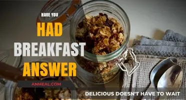 Did You Start Your Day Right? The Breakfast Question Answered