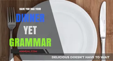 Mastering the Polite Question: 'Have You Had Your Dinner Yet?' Grammar Explained