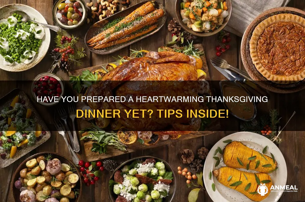 have you prearpaed a thannkgiving dinner