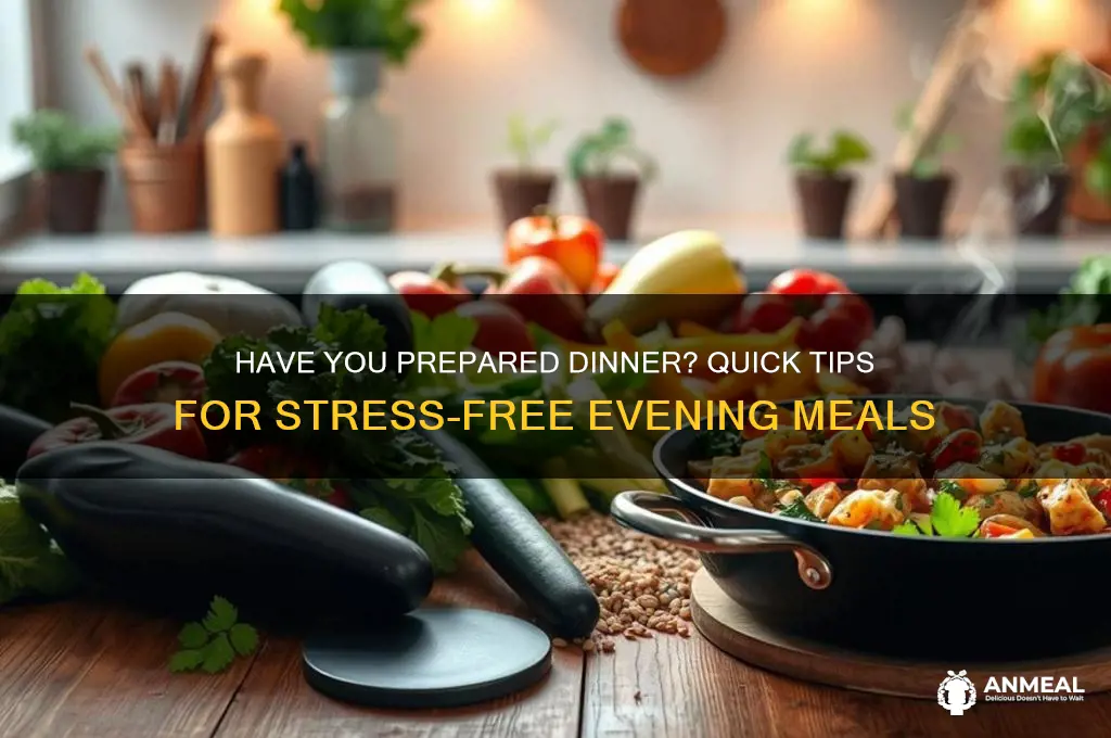 have you prepared dinner