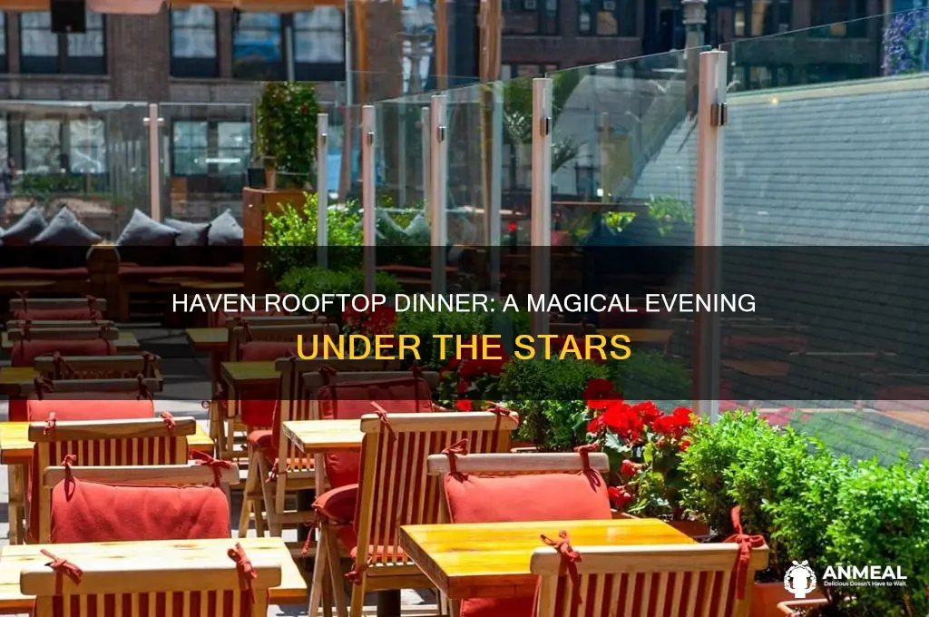 haven rooftop dinner