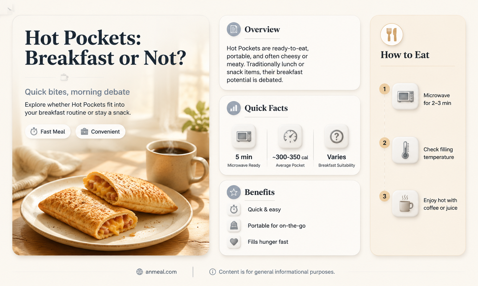 are hot pockets a breakfast food