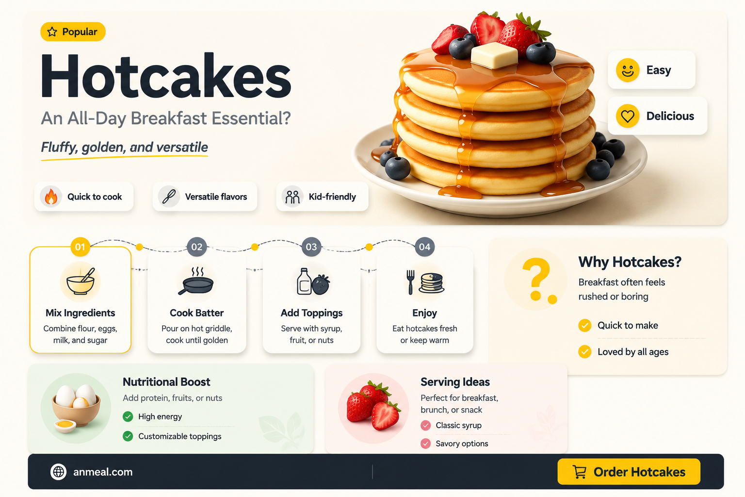 are hotcakes part of all day breakfast