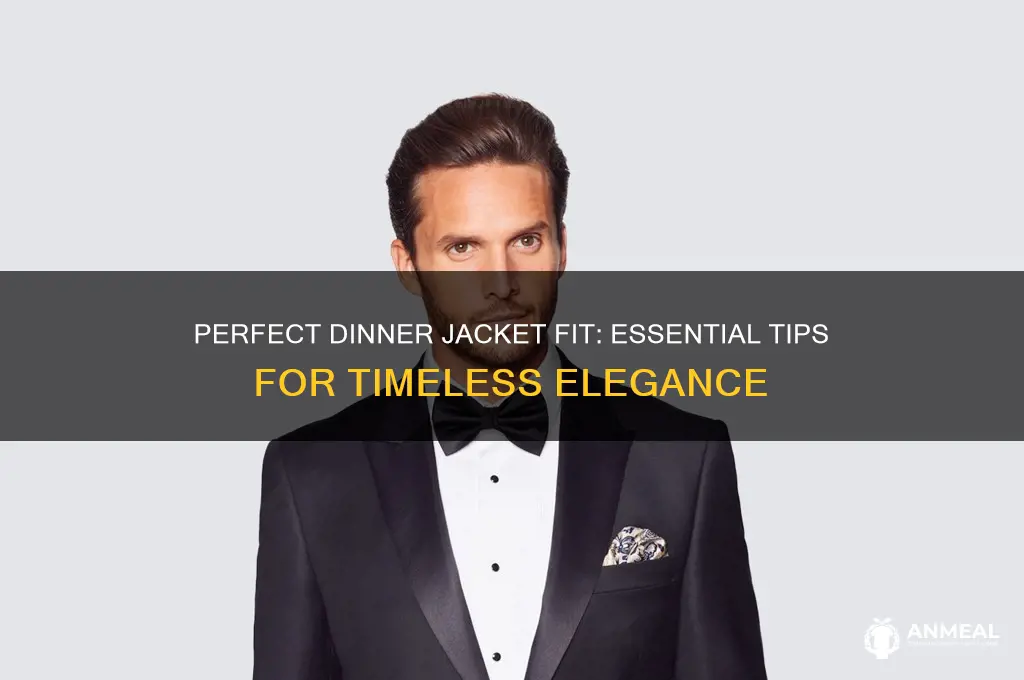 how a dinner jacket should fit