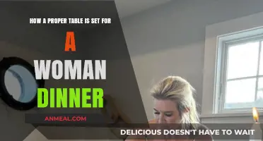 Elegant Table Setting Guide for a Women's Dinner Gathering