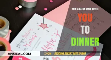 Slick Moves: How a Charmer Invites You to Dinner
