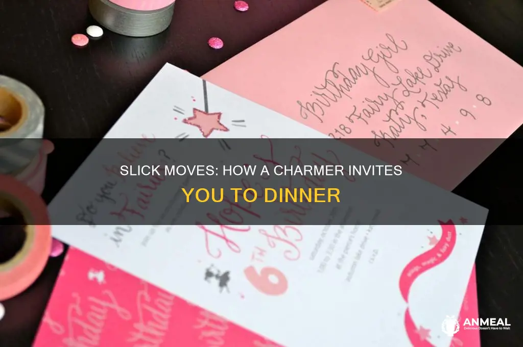 how a slick dude invite you to dinner
