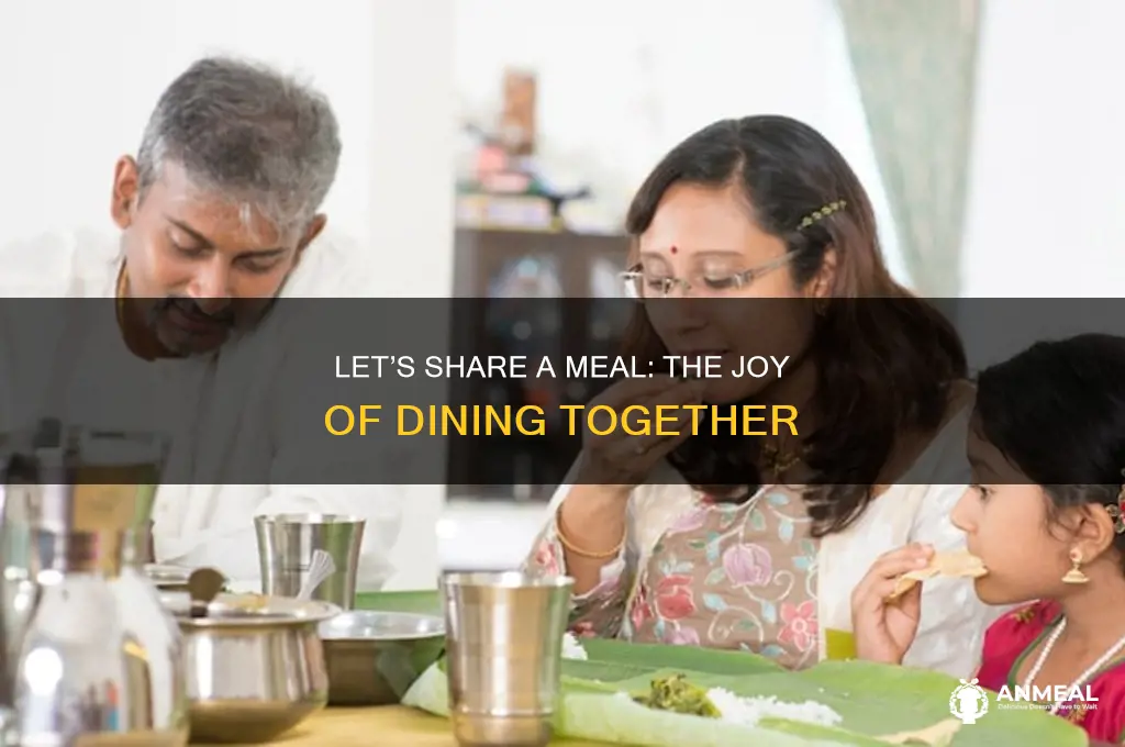 how about having dinner together