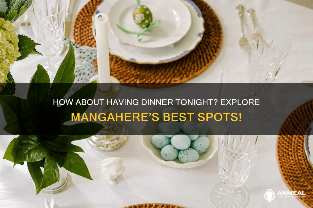 how about hving dinner tonight mangahere
