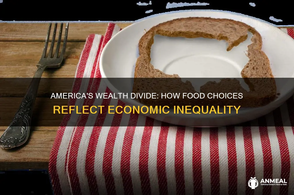 how america wealth gap shows up on our dinner plates