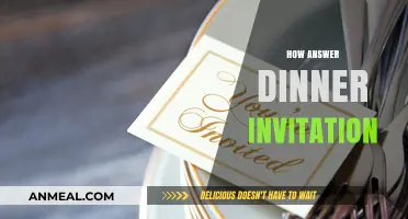 Mastering the Art of Graciously Accepting or Declining Dinner Invitations