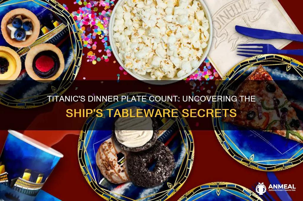 how any dinner plates did the titanic have