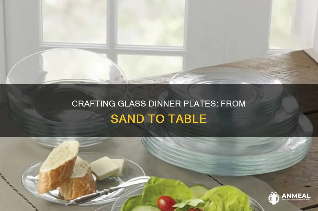 how are glass dinner plates made