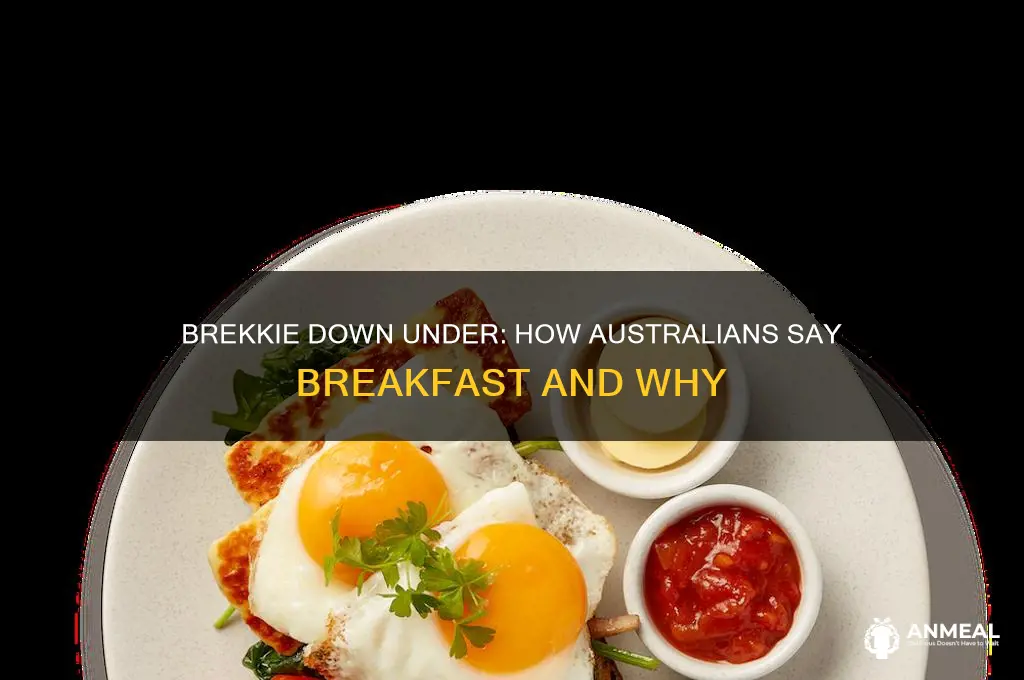 how australians say breakfast