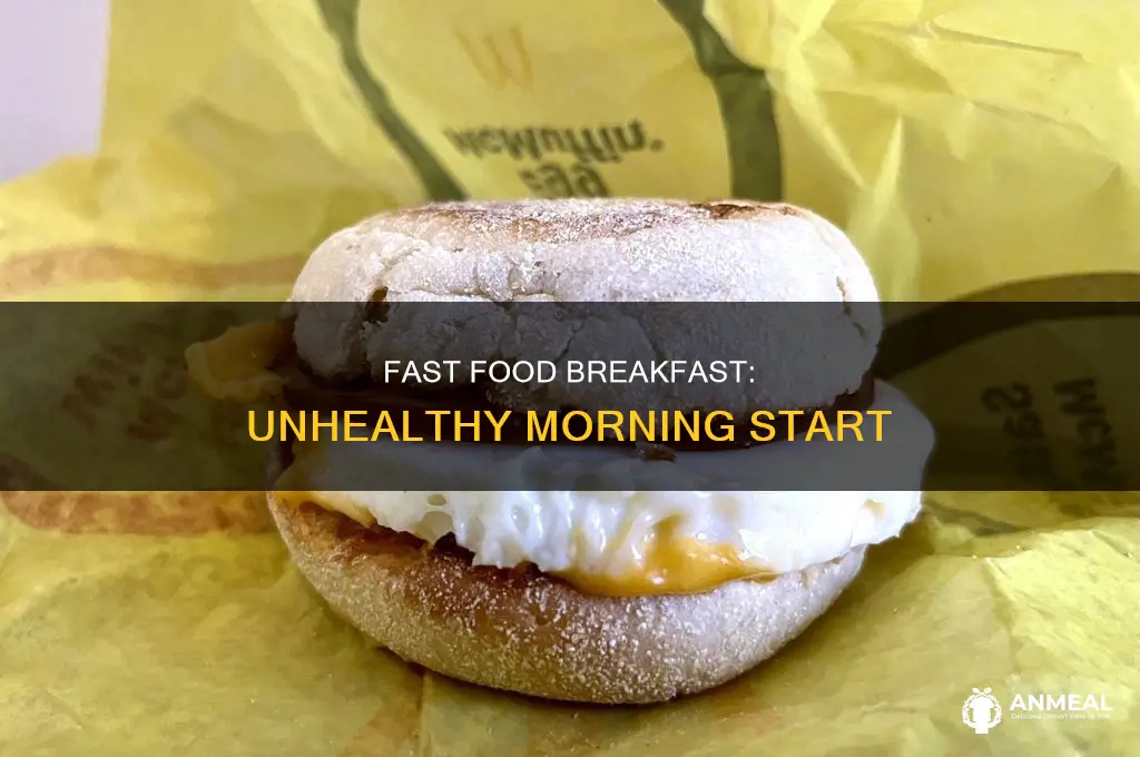 how bad is fast food breakfast