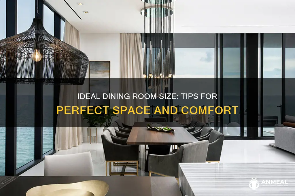 how bid should a dinner room be