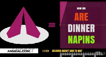 Perfectly Sized Dinner Napkins: Dimensions for Elegant Table Settings